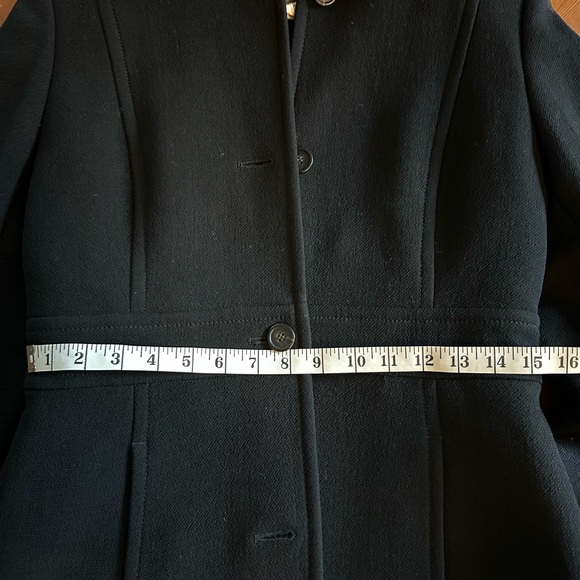 Jcrew wool Thinsulate long coat 4tall. Classic lady day coat - Picture 8 of 12